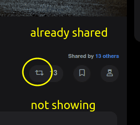 multiple users reporting. anyone know what could be the cause of these two pixelfed issues?  v0.11.12

-share/boost does not retain stickyness 
-global timeline not in chronological order after certain accounts muted