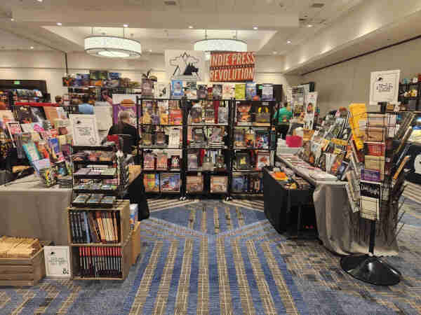 Three Dog Quest booth of Indie RPGs at DunDraCon 2024 in Santa Clara, CA
February 16-19.
