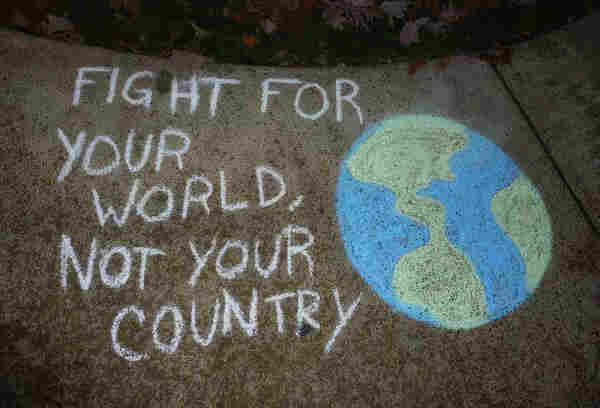 FIGHT FOR
YOUR
WORLD,
NOT YOUR
COUNTRY