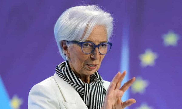Christine Lagarde has argued the move would amount to confiscation and break international legal norms. Photograph: Ronald Wittek/EPA