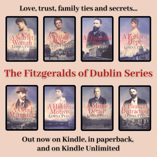 'Should come with an addiction warning!' Amazon reviewer.

Escape to 19th Century Ireland with The Fitzgeralds of Dublin Series.
