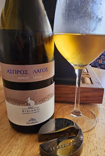 2017 Aspros Lagos Vidiano from Douloufakis on Crete 