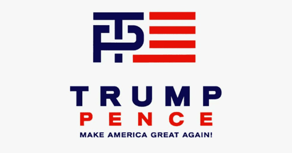 Old Trump-Pence MAGA campaign logo.