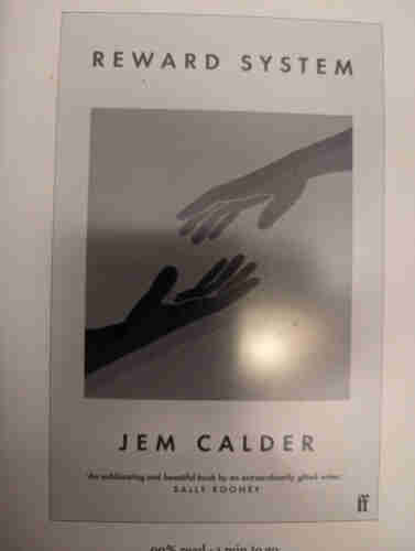 Cover of e-book. Reward System by Jem Calder. Two hands are pictured reaching out for each other.