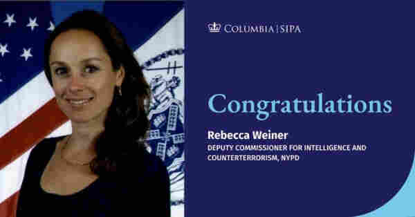 Rebecca Weiner Israeli coordinator of NYPD attacks against peaceful protest at Colombia university