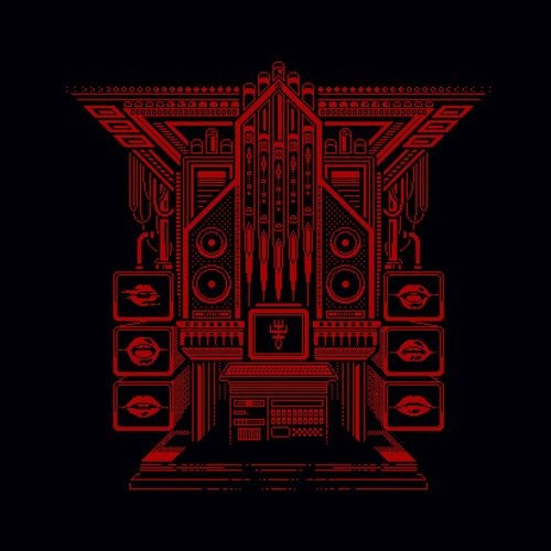 Cover art of Chiave Del Mio Amor. Featuring red ASCII art that paints an organ on a dark background.