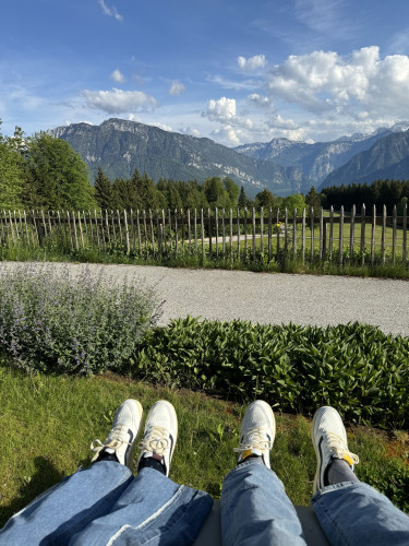 Stretching our legs into the alpine Austrian scenery