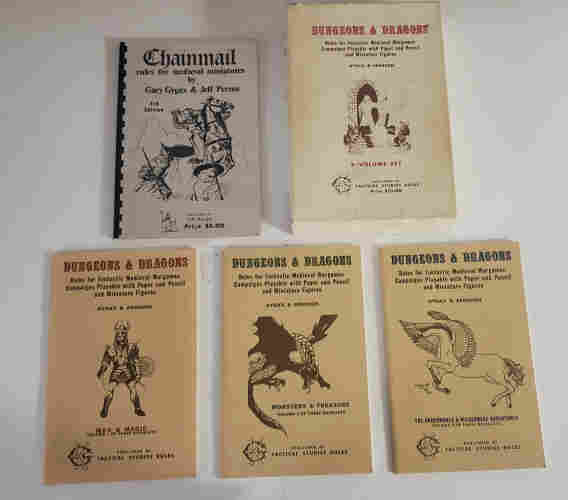 Original Dungeons & Dragons books and box