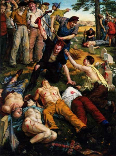 Paul Cadmus painted The Herrin Massacre (1940), which is held by the Columbus Museum of Art