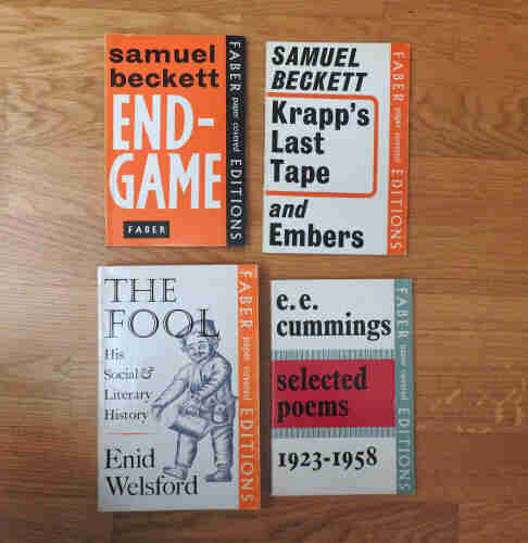 Faber books: Samuel Beckett, E E Cummings and Enid Welsford