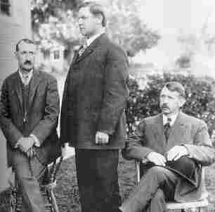 1907 photo of defendants Charles Moyer, Bill Haywood, and George Pettibone. By Retrieved from http://www.spartacus.schoolnet.co.uk/USAsteunenberg.htm on April 4, 2006.Originally uploaded on en.wikipedia (Transferred by Niklem), Public Domain, https://commons.wikimedia.org/w/index.php?curid=16365356