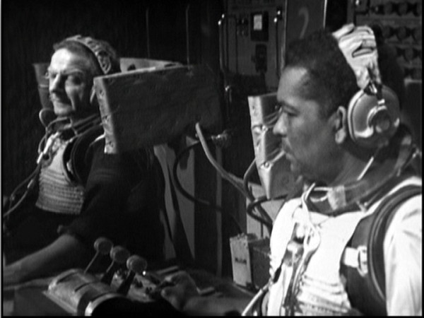 Earl Cameron as a black astronaut in the 1966 Dr Who story Tenth Planet 