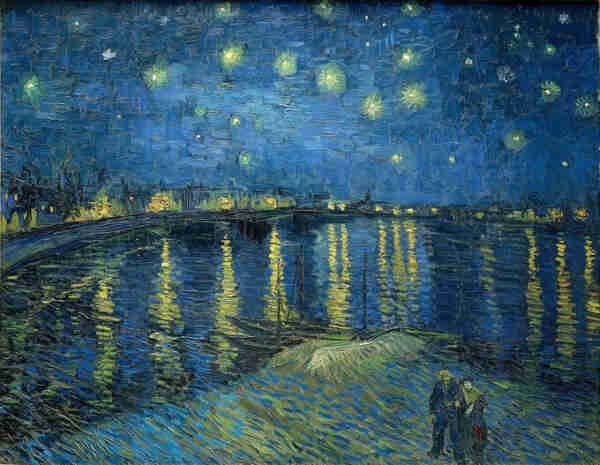 Vincent van Gogh (1853 - 1890) Starry Night Over the Rhône. 