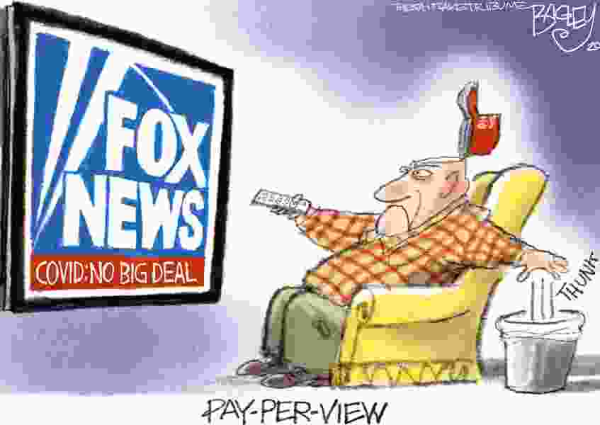 Bagley Cartoon: The Cost to View Fox News - The Salt Lake Tribune

sltrib.com
