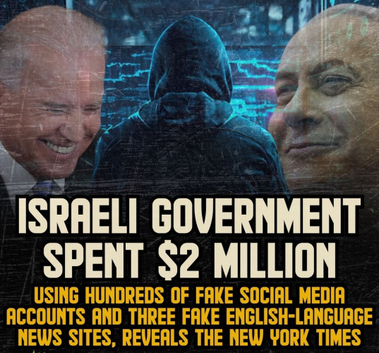 Israeli government spent $2M on using fake accounts on social media