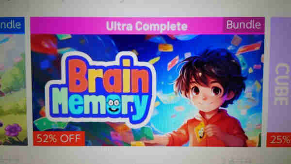 "Brain Memory

Ultra complete

52% off"