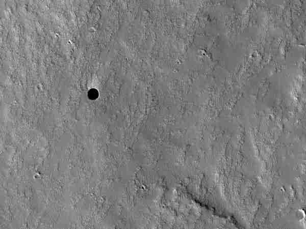 A Hole in Mars