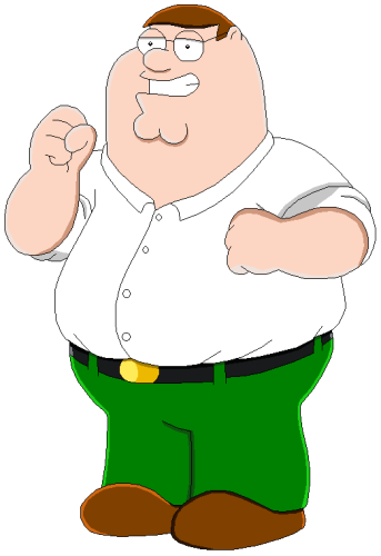 Image of peter griffin from Family guy.