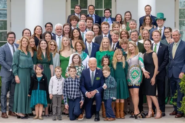 Picture of Kennedy family with Joe Biden at the White House